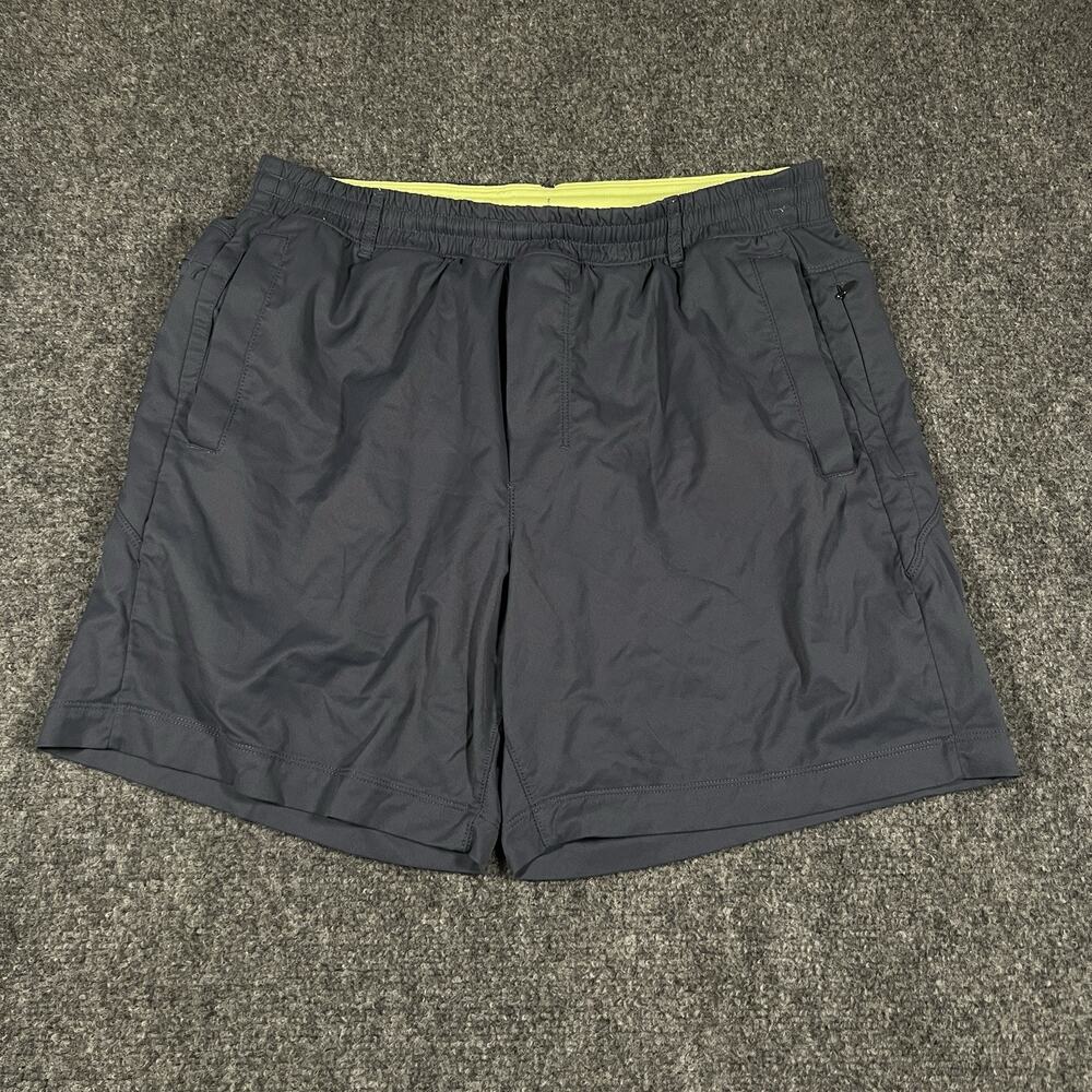 Birddogs Shorts Men's XL Blue Lined 6.5” Inseam Stretch Gym Train Drawstring